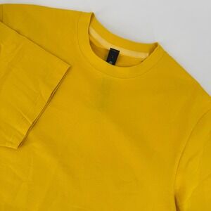 Lululemon Heavyweight Cotton Jersey T-Shirt Maize Yellow MZYW LM3FBSS Mens Small